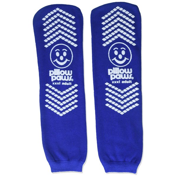 Terries Slip Resistant Socks Single Tread-XXXL-ROYAL BLUE-BARIATRIC