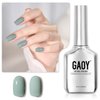 GAOY Sage Gray Gel Nail Polish, 16ml Soak Off UV Light Cure Gel Polish for Nail Art DIY Manicure at Home, Color 1289