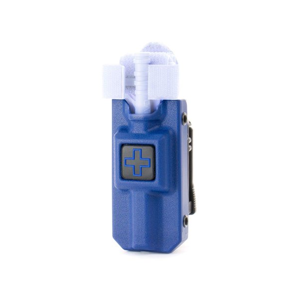 Eleven 10 RIGID TQ Case for C-A-T Tourniquet, Training Blue, Belt Attachment