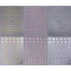 Tyuimhx 6 Sheets Letter Nail Art Stickers Decals Zodiac Stickers for Nail Art 3D Self-Adhesive Gold Silver Pink Nail Stickers Alphabet A-Z Nail Decals Supplies for Women DIY Manicure Decorations