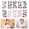 10 Sheets/99pcs Butterfly Temporary Tattoos, Colorful Butterfly Tattoo Stickers Waterproof Cute Butterfly Tattoo for Girls Women Daily Makeup Birthday Party Carnival