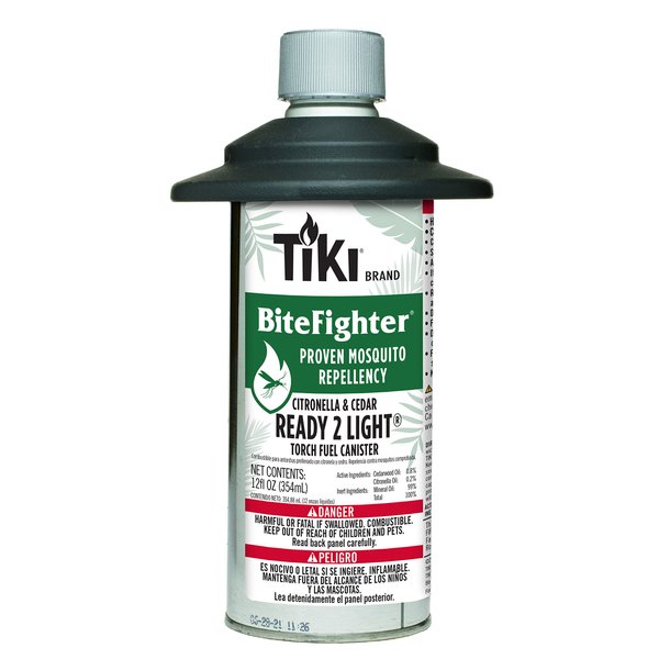 TIKI Brand BiteFighter Torch Fuel, 12 Ounce Canister