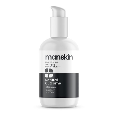 natural outcome Man Skin Moisturizer | Men’s Face Cream Moisturizer | Anti Aging Daily Facial Cream for Oily, Dry, and Sensitive Skin | Hydrating Facial Skincare for Men | 4 oz