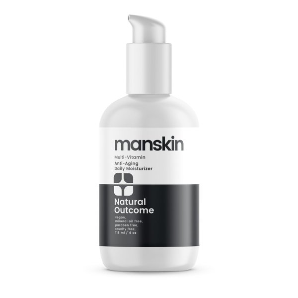 natural outcome Man Skin Moisturizer | Men’s Face Cream Moisturizer | Anti Aging Daily Facial Cream for Oily, Dry, and Sensitive Skin | Hydrating Facial Skincare for Men | 4 oz