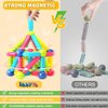 SHAHNARO 42 Pcs Magnetic Building Blocks for Kids, 3+ Years, Montessori Educational Construction Toy Set
