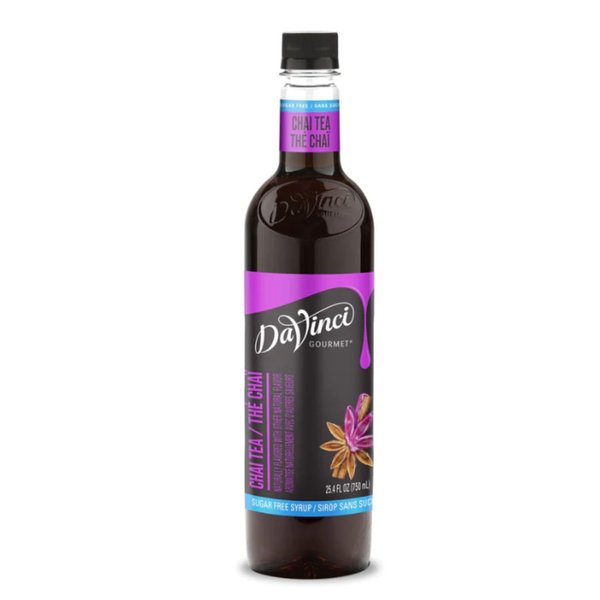 DaVinci Gourmet Sugar Free Chai Tea Concentrate, 25.4 Fl Oz (Pack of 1)