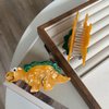 Novelty Dinosaur Hair Clip,Acetate Claw Clips,Hair Clips for Women,Orange