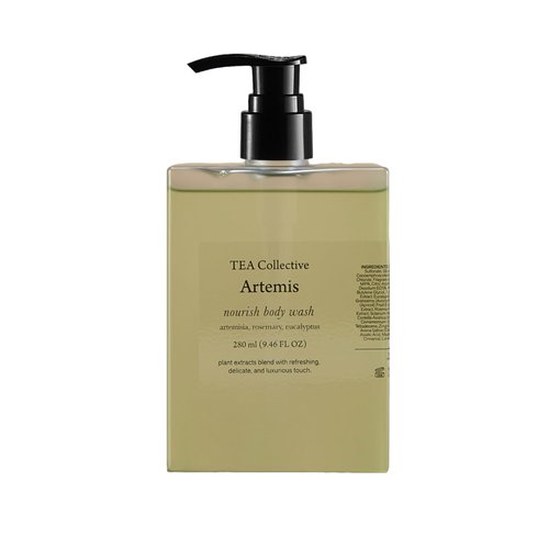 TEA Collective Artemis Nourish Body Wash l Artemisia, Rosemary, Eucalyptus l 9.46 Fl Oz l Product of Korea
