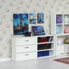 iLAND 1/12 Scale Accessories, 4 Miniature Dollhouse Pictures of Modern Famous Architecture w/Boards