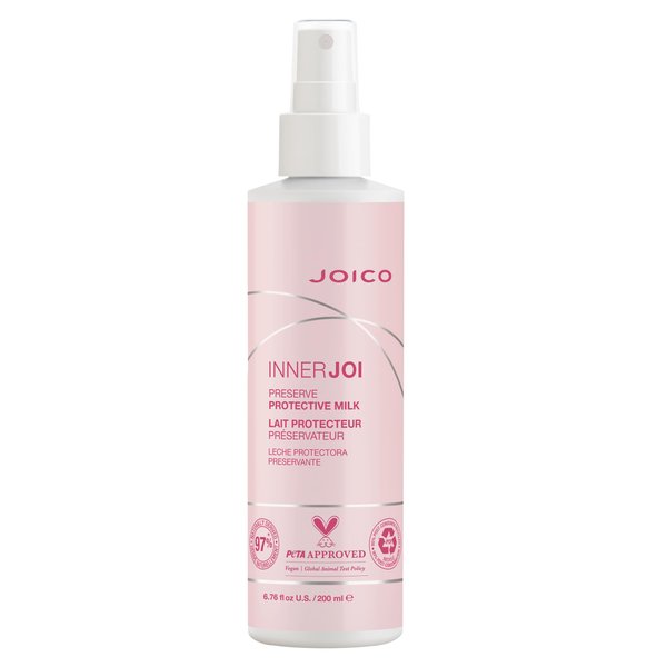 Joico InnerJoi Preserve Protective Milk | For Color-Protection & Shine | Sulfate & Paraben Free | Naturally-Derived Vegan Formula | 6.76 oz