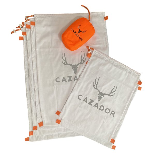 Premium Lightweight Game Bags for Hunting | Packable for Backcountry Hunting | Suitable for Deer, Antelope, Sheep, Goats, Pigs, Bear | Durable, Washable, and Reusable | 7 Piece Set
