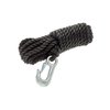 Attwood 11739-2 Poly Winch Rope with Steel Hook (3/8-Inch x 20-Feet)