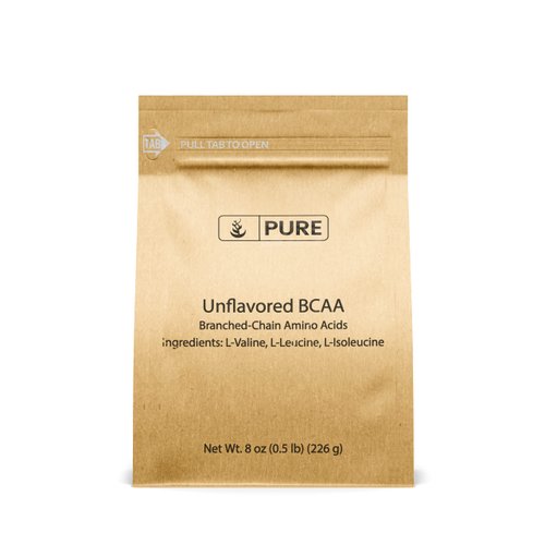 Pure Original Ingredients Unflavored Instantized BCAA (8oz) Powder, Branched Chain Essential Amino Acids, Supplement