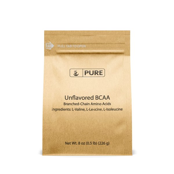 Pure Original Ingredients Unflavored Instantized BCAA (8oz) Powder, Branched Chain Essential Amino Acids, Supplement