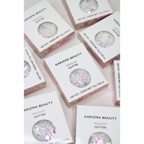 KARIZMA Iridescent Glitter. 10g Chunky Face Glitter, Hair Glitter, Eye Glitter and Body Glitter for Women. Rave Glitter, Festival Accessories, Cosmetic Glitter Makeup. Loose Glitter Set