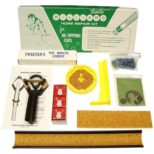 Tweeten Home Cue Tip Billiard Repair Kit
