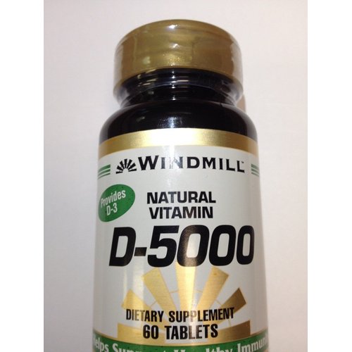 VIT D TABS 5000IU WMILL 60