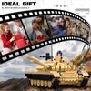 Army Tank, Military Main Battle Tank, 2 in 1 Tank Military Model Toy Kits, Inspired 72B3/72M1 Tank Brick Set, with 2 Soldier Minifigures, Gifts for Aged 6-12 Kids, Compatible with Lego, 770pcs