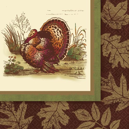 Thanksgiving Sophistication Luncheon Napkins