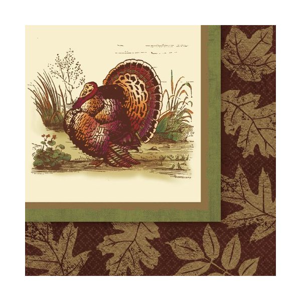 Thanksgiving Sophistication Luncheon Napkins