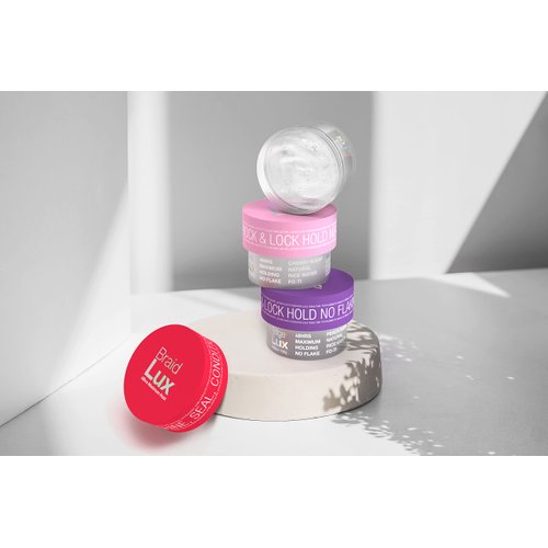 Lux Collection Edge Lux Edge Control Wax 48 Hour Maximum Hold No Flaking Natural Ingredients Scented Conditioning Styling Hair Gel Tamer