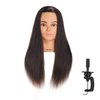 Hairingrid Mannequin Head 24"-26"100% Human Hair Hairdresser Cosmetology Mannequin Manikin Training Head Hair and Free Clamp Holder (R71906LB0218H)