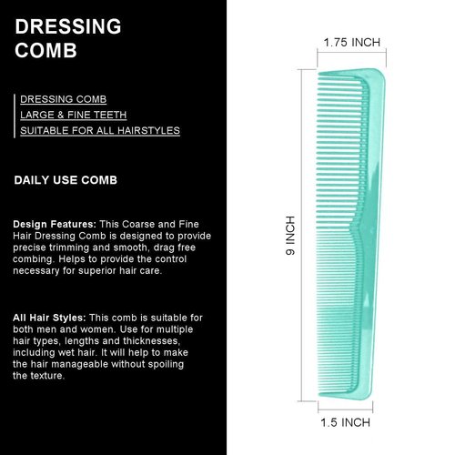 AC215 (1-paddle Brush, 1-dressing Comb) - Hair Care Accessory in AC-PINK