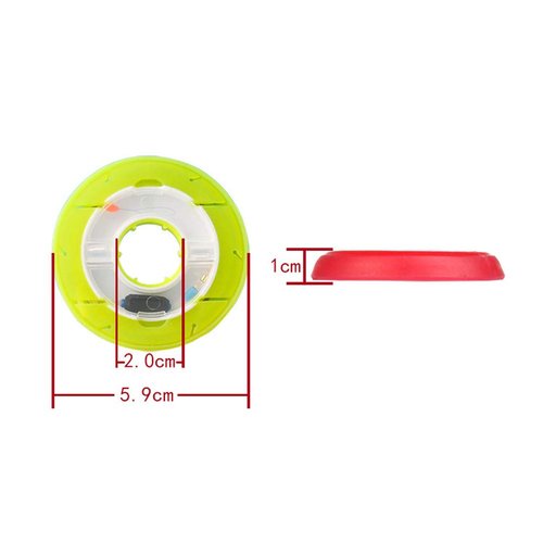 10 Pcs Silicone Fishing Line Storage Holders Fishing Snell Rigs Gear Spool Tenkara Line Keeper, Random Color