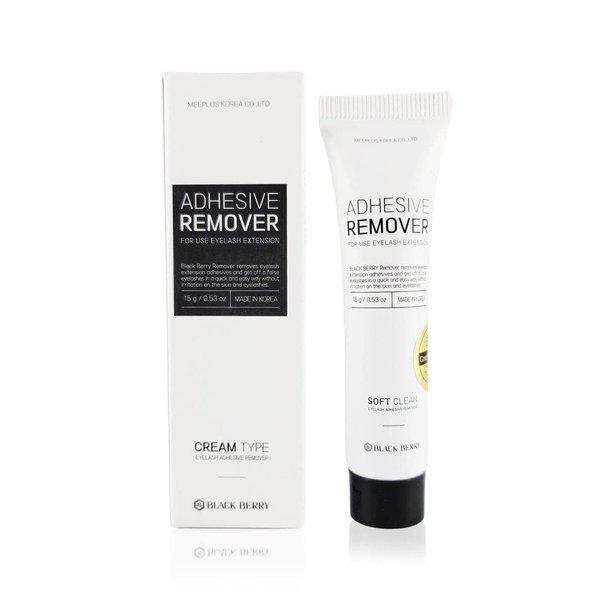 Eyelash Extension Remover Cream | 15g Black Berry Cream Remover for Eyelash Extension | Cream Adhesive Remover Professional Eyelash Glue Remover Quickly Dissolves in 3 Minutes