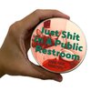 Just Sh*t in a Public Restroom Stress Putty - Funny Gross Bathroom Joke - Novelty Therapy Putty for Travel Lovers - Red, Fidget Toy