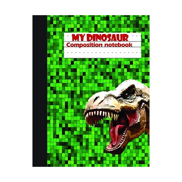My First Primary Story Journal Dinosaur Composition Book (booooo): Draw and Write Paper for Kids: Make a story writing , Handwriting practice for ... and Write Paper Journal for Kids) Grade K-2