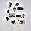 (Speed/Strength/Stamina/Stability) Ice Hockey Party Latex Balloons Hockey Birthday Party Balloons Hockey Player Puck Themed Balloons for Kids Man Hockey Fans Birthday Game-day Sport Party Supplies
