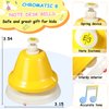 Desk Bells for Kids 8 Notes Bell Chromatic Diatonic Hand Bells Toddler Musical Instruments for Musical Learning Teaching Percussion Instrument