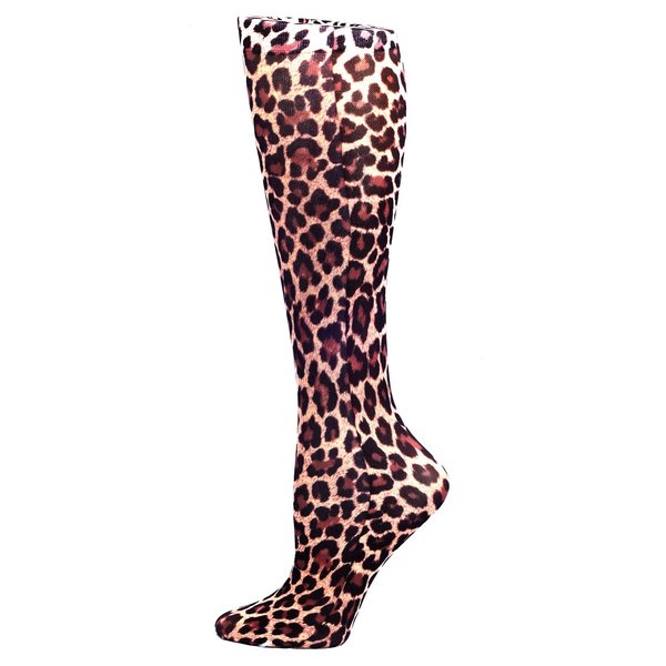 Celeste Stein Therapeutic Compression Socks, Hairy Leopard, 8-15 mmhg, .6 Ounce