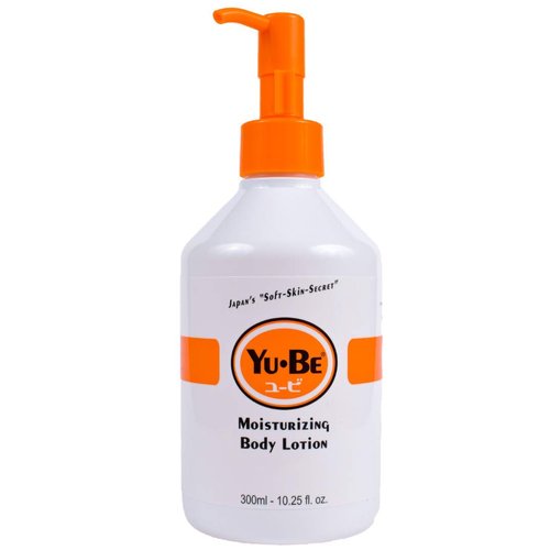 Yu-Be Hand & Body Lotion Deeply Hydrating Moisturizer Pump Bottle for Extra-Dry Skin - Day & Night Daily Moisturizing Skin Cream | Good For Cracked Heels I Non-Greasy - 10.25 Fl. Oz.