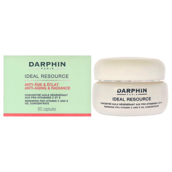 Darphin Ideal Resource Renewing Pro-Vitamin C and E Oil Concentrate Capsules Women 60 Count