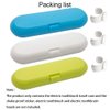 Nincha Plastic Electric Toothbrush Travel Case for Oral-B Pro Series, 3 packs (White&Blue&Green)