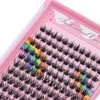 Bodermincer Lashes Clusters 10-12-14-16mm Mixed/14-16-18mm Mixed Lashes Extension Kit lash Clusters Lashes Wispy Eyelash Extension Individual False Eyelash Bunche (12+14mm Mixed)