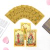 KIINO 78 Gold foil Tarot Cards with Guide Book Tarot Deck for Beginners and Professional Player with Box Tarot PVC Durable Waterproof Wrinkle Resistant …