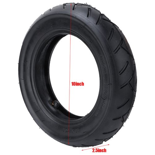 Parts G4 Tire Black Rubber 10 Inch Outer Tire Inner Tube Set Fits For Electric Scooter Inflatable Tyre