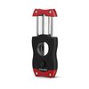 Colibri Premium V-Cut Cigar Cutter - Ergonomic Stainless Steel Spring-Loaded Blade, Ideal for up to 60+ Ring Gauge - Gift for Cigar Enthusiasts (Red)