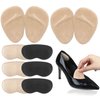 Heel Inserts for Women, 6 Pairs Heel Pads and 2 Pairs Metatarsal Pads Women, Ball of Foot Cushions for Women All Day Pain Relief, Heel Cushion Heel Grips Shoes Too Big Inserts