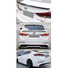 Fits for 2017-2018 Hyundai Elantra Sedan Painted Glossy Black H Style Trunk Lid Spoiler Wing