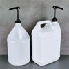 Gallon Pump Dispenser - 5 Gallon Bucket Pump, Pump Bottle Dispenser Oils & Fluids, Shampoo, Detergent, White Vinegar, Distilled Water, Condiment, Gallon Jug Pump Growler, Gallon Pail Pump, Black 2pk