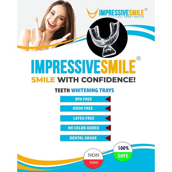 20/Pack Thermo-Molding Boil and Bite Teeth Whitening Mouth Trays Wholesale Value