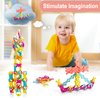 UTOPLIKEY 138PCS Interlocking Building Blocks for Boys Girls Flexible Educational Construction Toys for Interaction Activities Birthday Parties