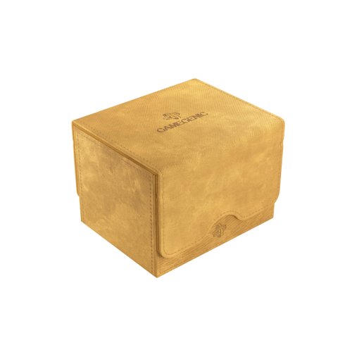 Gamegenic Sidekick 100+ XL Convertible Deck Box - Sideloading Card Storage Box with Removable Cover, Holds 100 Double-Sleeved Cards in Extra Thick Inner Card Sleeves, Sand Color, Made