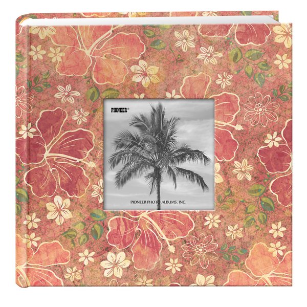Pioneer Photo Albums DA-200TRP Troopical Photo Album, Tropical Hibiscus 4 x 6 Inch