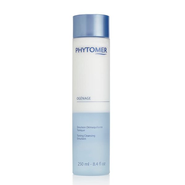 PHYTOMER Ogénage Toning Emulsion Face Cleanser | Purifying Skin Cleanser Removes Makeup and Tones in One | Soothing, Anti-Aging Facial Cleanser | 250ml