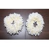 Shilppam White Gajra hair band for Women & Girls (Pack of 2), Traditional Floral Hair Jewelry for Wedding, Festival & Occasions
